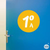 Classroom door sign - Colored circles
