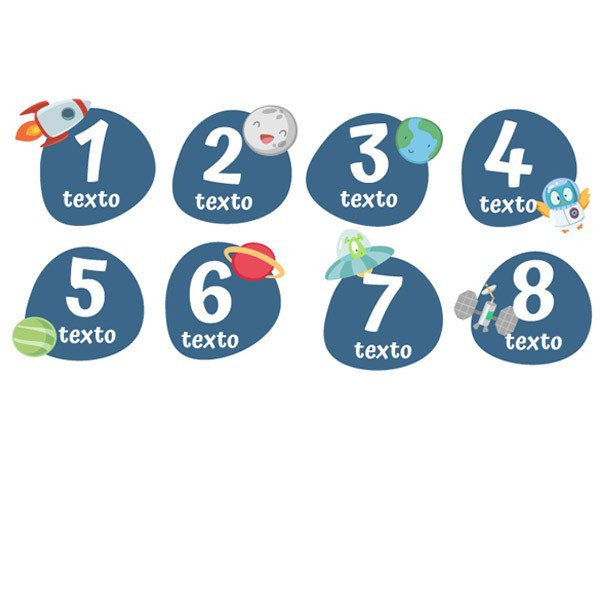 Signalétique pour écoles - Stickers personnalisables