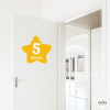 Letreros para puertas de escuelas - Estrellas de colores