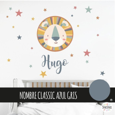 Stickers pour décorer les chambres de bébé - Visage de lion