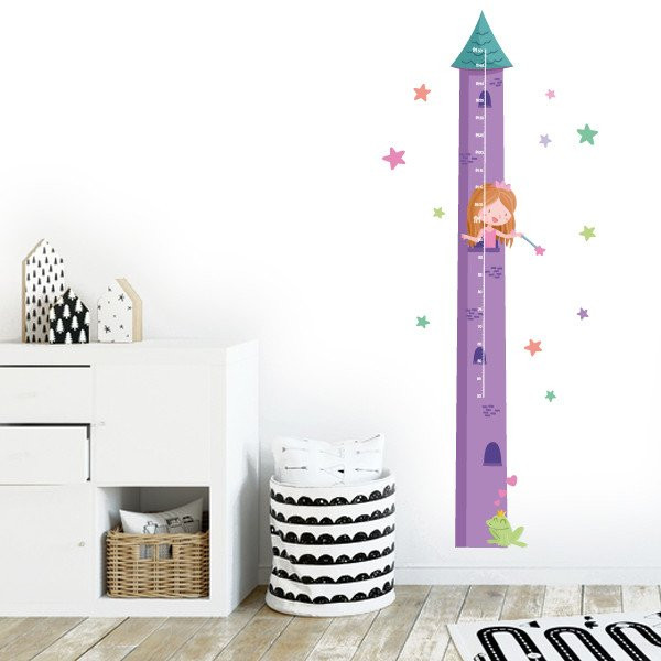 Princesse tour - Sticker toise