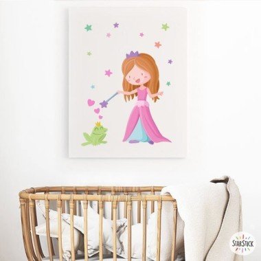 Quadre decoratiu infantil - Princesa i gripau