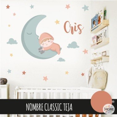 Classic Name - Customized Children's Wall Decals - Kids' Decoration
