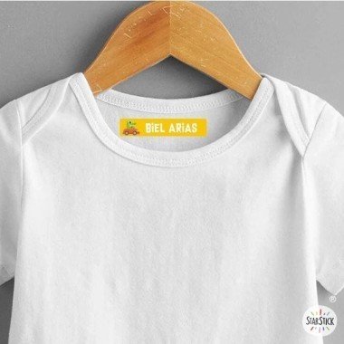 Pack of personalized labels for clothes - Children's Model