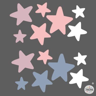 Extra Pack - Estrellas complementarias - Tonos Rosa