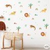 Vinils per decorar habitacions de nadó - Selva amb tigres i lleons
