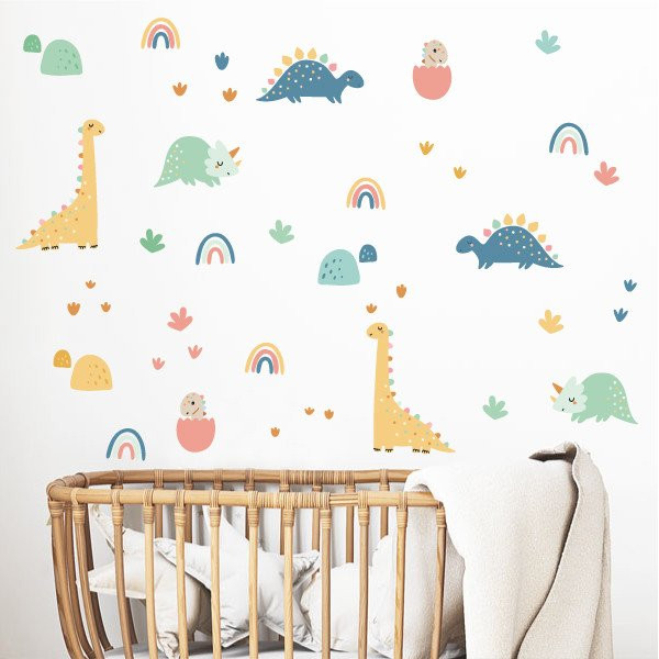 Vinilos para decorar habitaciones de bebé - Baby dinos