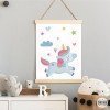 Cuadro decorativo. Unicornio. Decoración habitaciones de niña