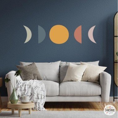 Decorative vinyl for the home - Lunar phases - Wall decoration