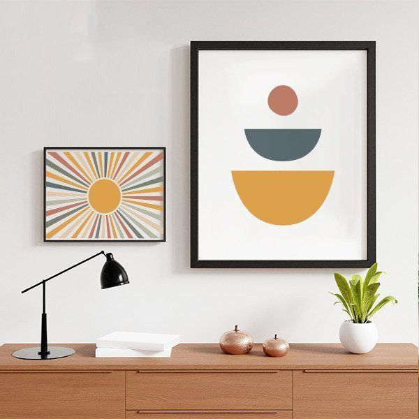 Cuadro de diseño - Equilibrios - Decoración hogar
