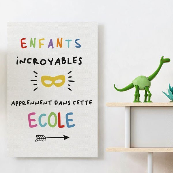 Decorative print for schools - Amazing boys and girls