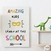 Decorative print for schools - Amazing boys and girls