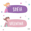 Vinils infantils personalitzats amb nom - Princesa - Decoració infantil