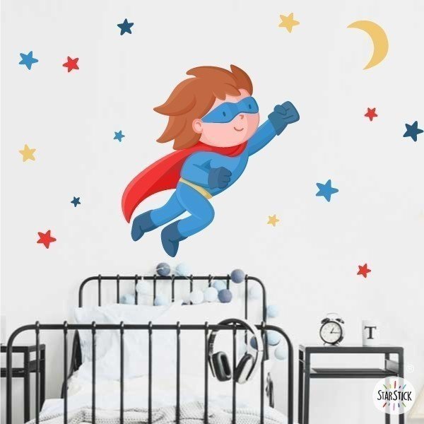 Vinil infantil per a nens i nadons - Superheroi StarStick - Decoració Infantil