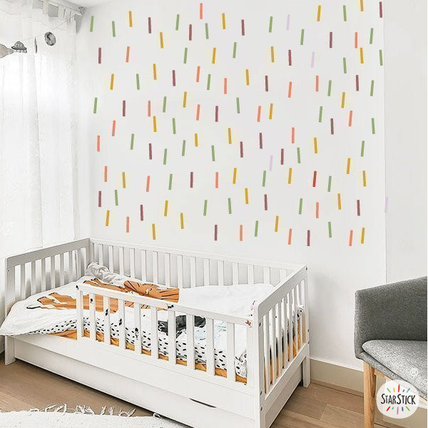 Rain of colors - Decorative wall stickers