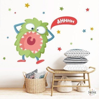 Wall stickers for young people - The scream of the monster