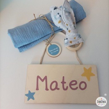 Personalized pack - First moments Blue - Welcome Baby