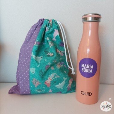 Pack personalizado - Bolsa de tela con botella