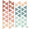 Vinils decoratius - Combinació de triangles Terra - Decoració infantil i juvenil