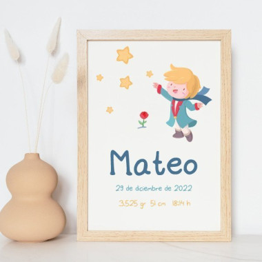 Le Petit Prince - Impressions naissance personnalisées