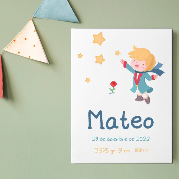 Le Petit Prince - Impressions naissance personnalisées
