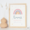 Baby birth painting - Pink Rainbow Model