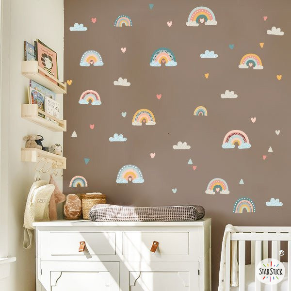 Vinilos infantiles Arcoíris de colores  - Vinilos decoración infantil StarStick