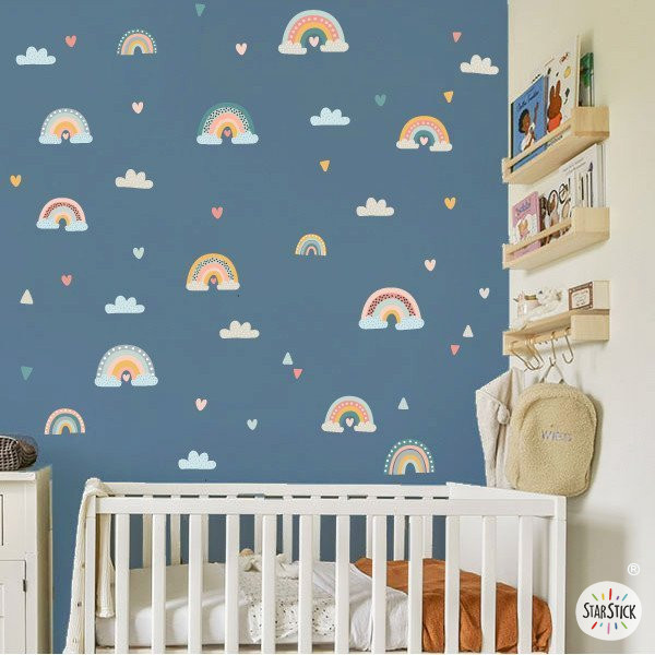 Vinilos infantiles Arcoíris de colores  - Vinilos decoración infantil