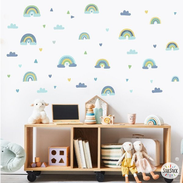Vinilos infantiles Arcoíris de colores  - Vinilos decoración infantil StarStick