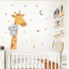 Vinilos infantiles - Jirafa con koala - Vinilos decorativos infantiles