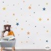 Stickers décoratifs avec étoiles - 85 Etoiles 3 Couleurs au choix - Décoration murale chambre enfant