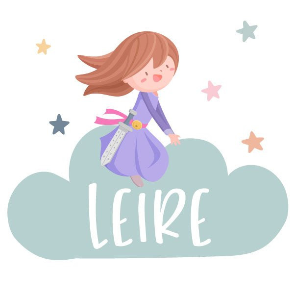 Valiente princesa - Vinilos infantiles personalizados