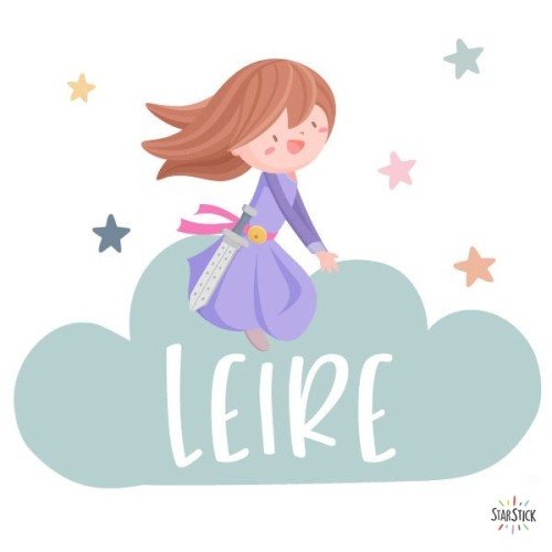 Brave princess - Personalized children's stickers