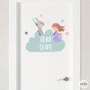 Customize children's spaces - Knight and princess - Name stickers
