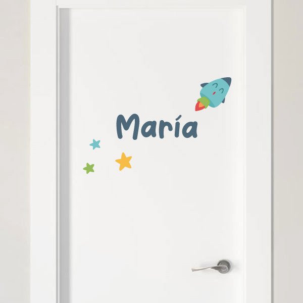 Llegarás a las estrellas - Decoración infantil personalizada con el nombre