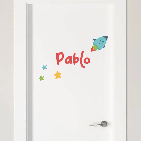 Llegarás a las estrellas - Decoración infantil personalizada con el nombre