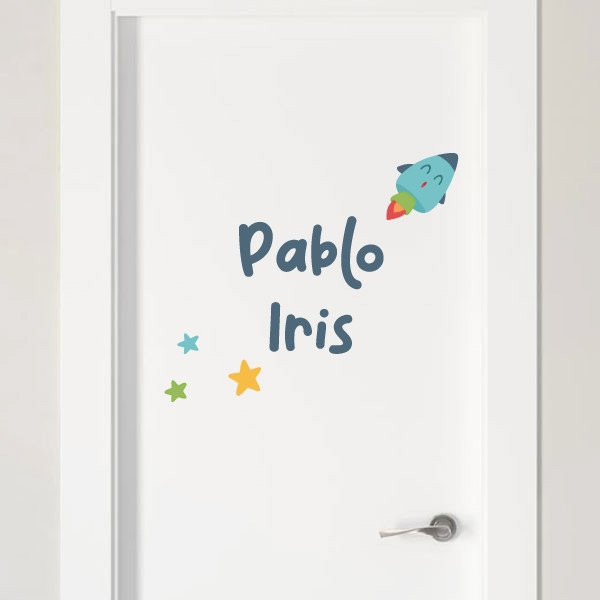 Arribaràs a les estrelles - Decoració infantil personalitzada amb nom