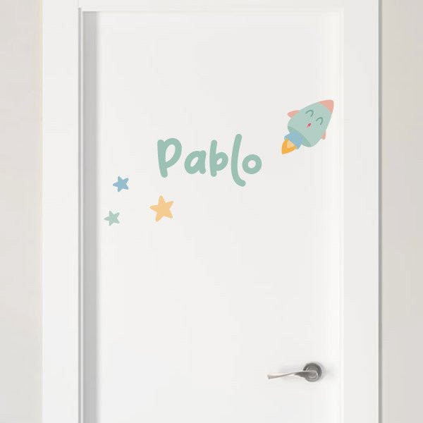 Llegarás a las estrellas - Decoración infantil personalizada con el nombre