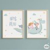 Custom Children’s Pictures - Dragon with Princess and Knight
