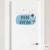 Décoration enfant personnalisée - Astronaute avec planètes - Stickers prénoms