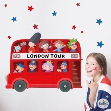 London Bus - Sticker muraux
