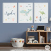 Tableaux et affiches pour enfants - La baleine règne sous la mer