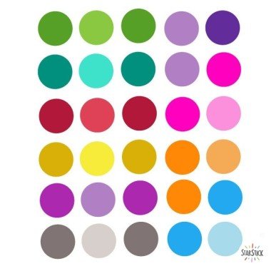 Colored confetti - Polka dot children's vinyl