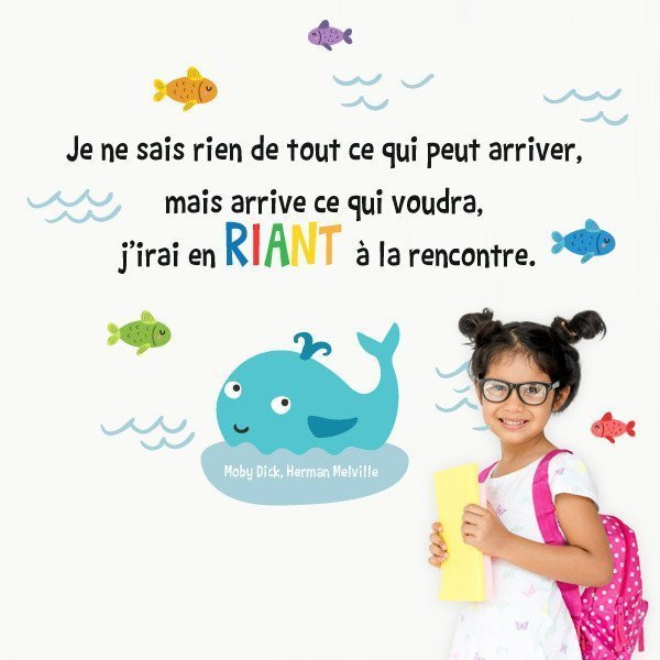 Choisissez la langue! Je ne sais rien de tout... - Stickers décoratifs pour écoles et instituts