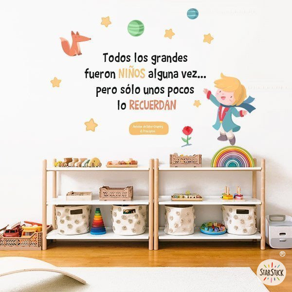 Choose language! All grown-ups were once children - Wall decals