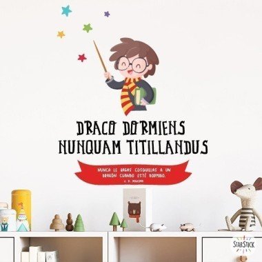 Draco dormiens nunquam titillandus - Wall stickers