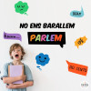 Vinils educatius en català per decorar escoles - No ens barallem, parlem!