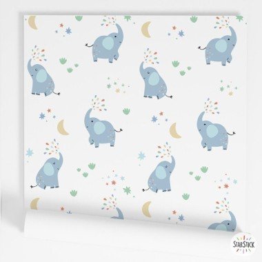 Multi-surface wallpapers - Baby elefante