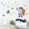 Wall stickers for girls - Medieval knight - Children's decoration