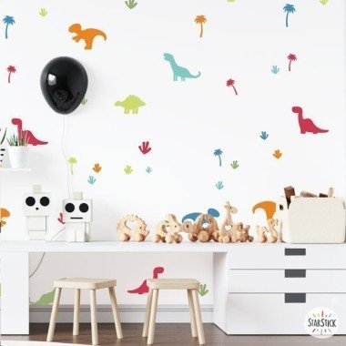 Children's wallpapers for walls and furniture - Dinos
